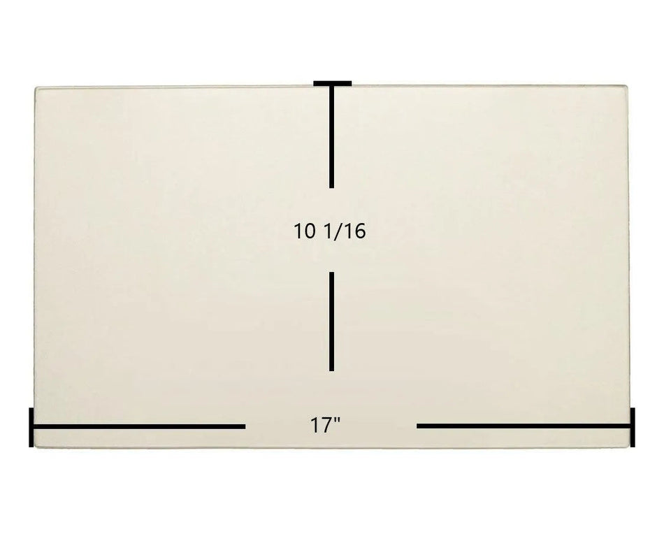 Arrow 1600, 1800, 2000, 2400, 2590 Replacement Glass – 17" x 10 1/16" (Part #8022) - Total Hearth