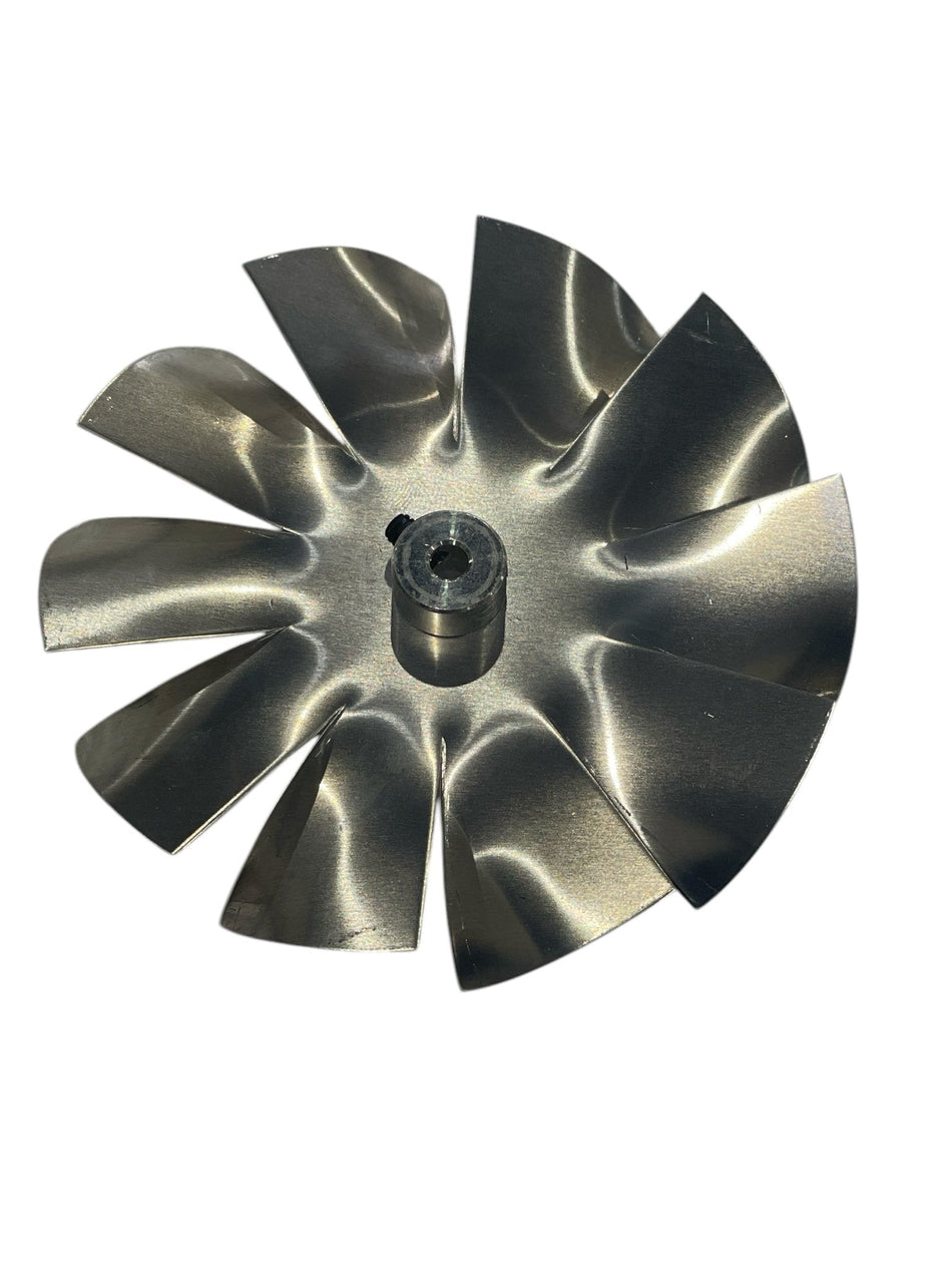 4" Fan Blade – 1CFB4316 | Clockwise (CW) Rotation | 3/16" Bore | 10-Blade Aluminum - Total Hearth