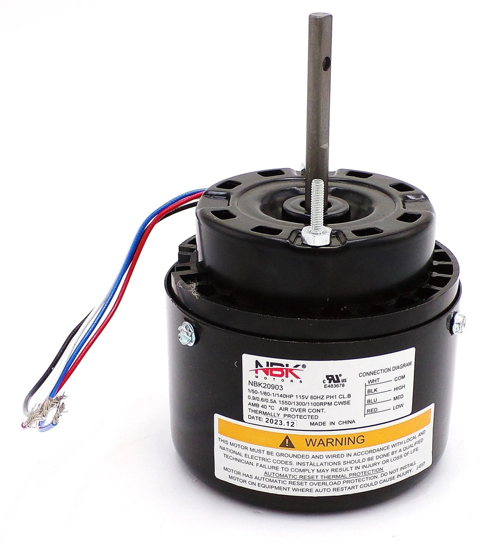 Buck Stove Blower Motor – R22CCW270ZD (1MBS1-R / 20903) | 3-Speed Rear Mount Replacement - Total Hearth