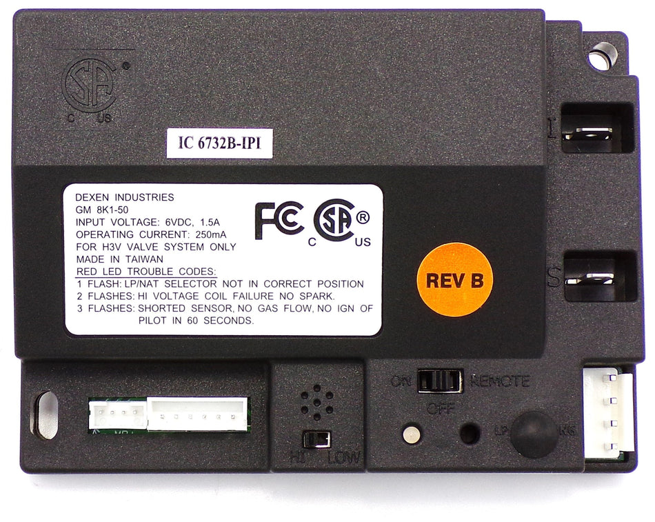 Ignition Control Module – Dexen 2166-347 | IPI System | Natural Gas & LP - Total Hearth