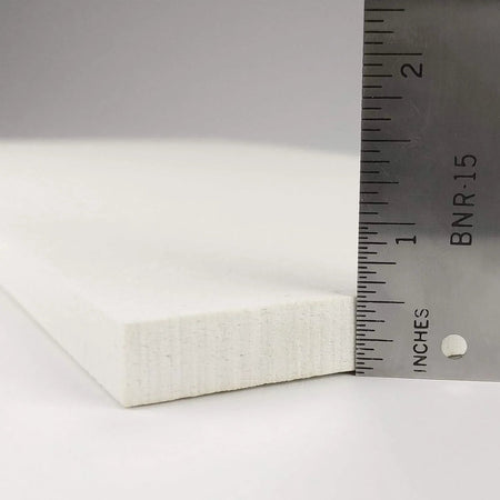 Lynn Manufacturing Universal Baffle Board, Superwool, 2100F, 21'' x 11-3/4'' x 1/2'', for Wood Stove, High Temperature Rated, Ceramic Fiber Alternative, Rigid, 2250A - Woodstove Fireplace Glass