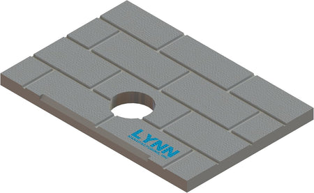 US Stove American Harvest 6039 Ceramic Brick – 2810A | Replaces 891139 Vermiculite Panel | 14" x 9.5" x 3/4" - Total Hearth