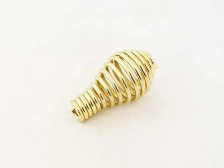 Brass Plated Coil Handle – SH12312B | 1/2" x 3-1/2" | Fits Drolet, Flame, Enerzone & Osburn Stoves | OEM Replacement - Total Hearth