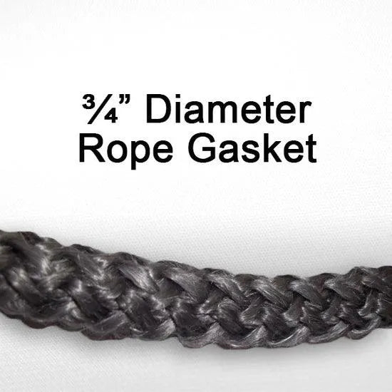 3/4"in rope Gasket - by the Foot - Total Hearth