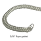 3/16"in Rope Gasket by the Foot