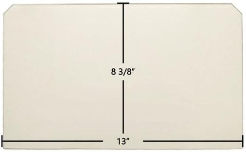 Ashley APS1100B Glass Replacement – 13" x 8 3/8" Ceramic Panel (APS1100B) - Total Hearth