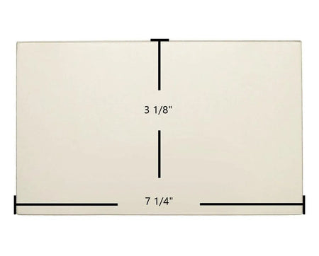 Austroflamm G1 Door Glass Replacement – 7 1/4" x 3 1/8" High-Temperature Ceramic Glass Panel (716063 / ADS23356) - Total Hearth