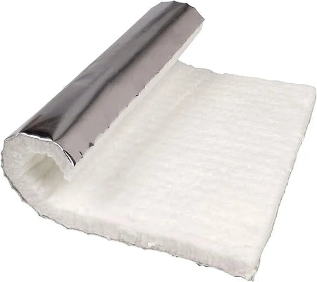 Flame Guard Blanket – Lynn 9351 | 12" x 10" x 1/2" | 2100°F Rated Superwool with Heavy Foil | Reusable High-Temp Shield - Total Hearth