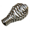US Stove Spring Door Handle – Nickel | 3 1/2" x 1/2" | 2SH12312N | Fits Ashley, Breckwell, King, USSC, Vogelzang