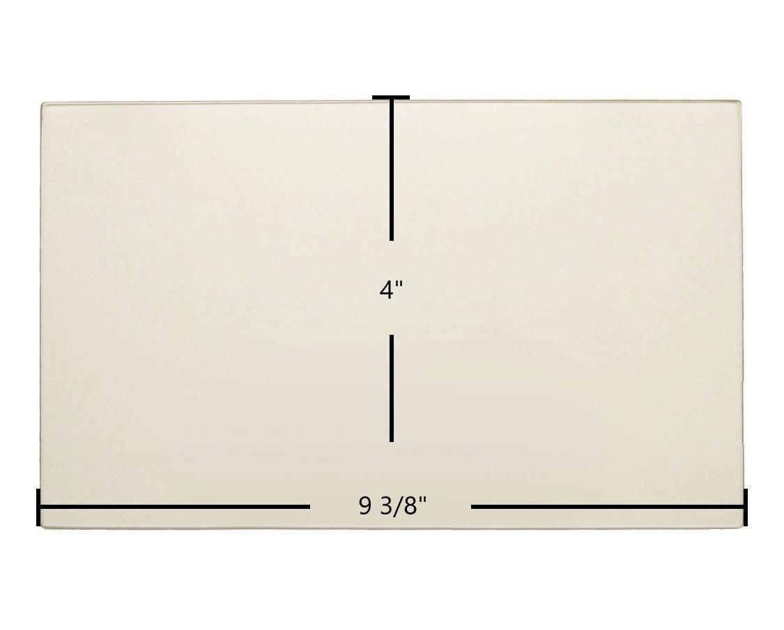 Appalachian 52 Bay Side Glass – 9 3/8" x 4" (Part #0610-4093) - Total Hearth