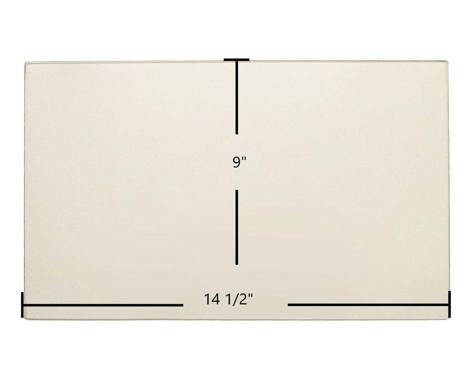 Ashley AC2000, AWC31, US Stove 2200I Door Glass Replacement – 14 1/2" x 9" Ceramic Panel (891813) - Total Hearth