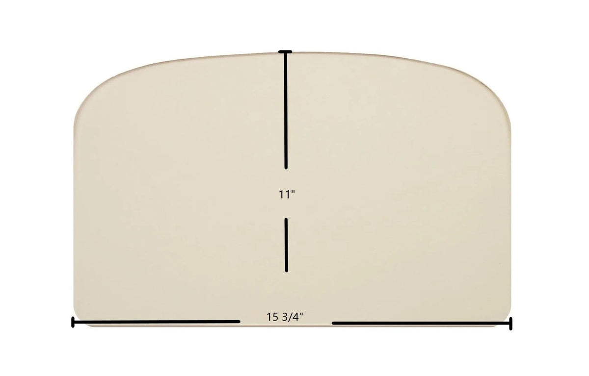 Ashley AWC21 Door Glass Replacement – 15 3/4" x 11" Archtop Ceramic Panel (892342) - Total Hearth