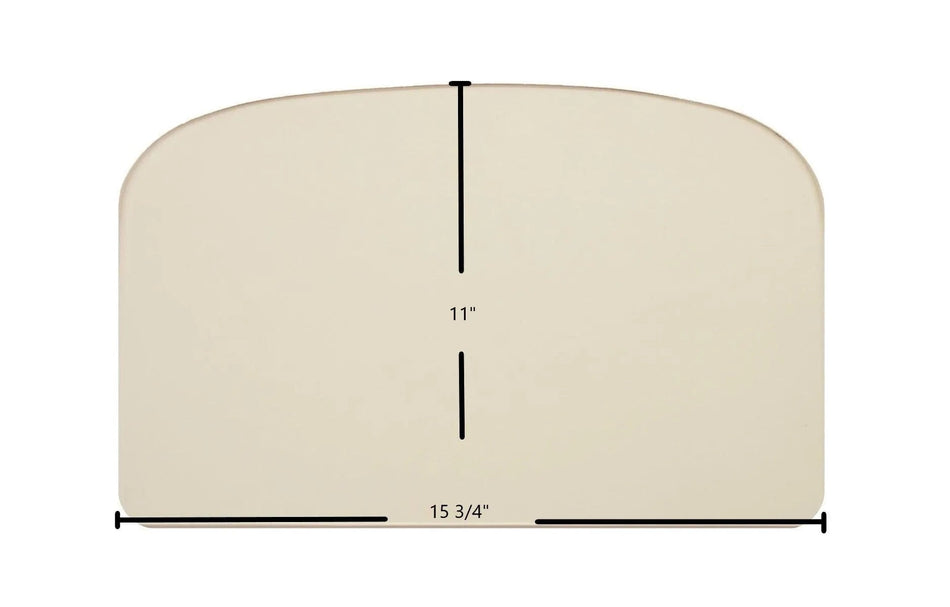 Ashley AWC21 Door Glass Replacement – 15 3/4" x 11" Archtop Ceramic Panel (892342) - Total Hearth