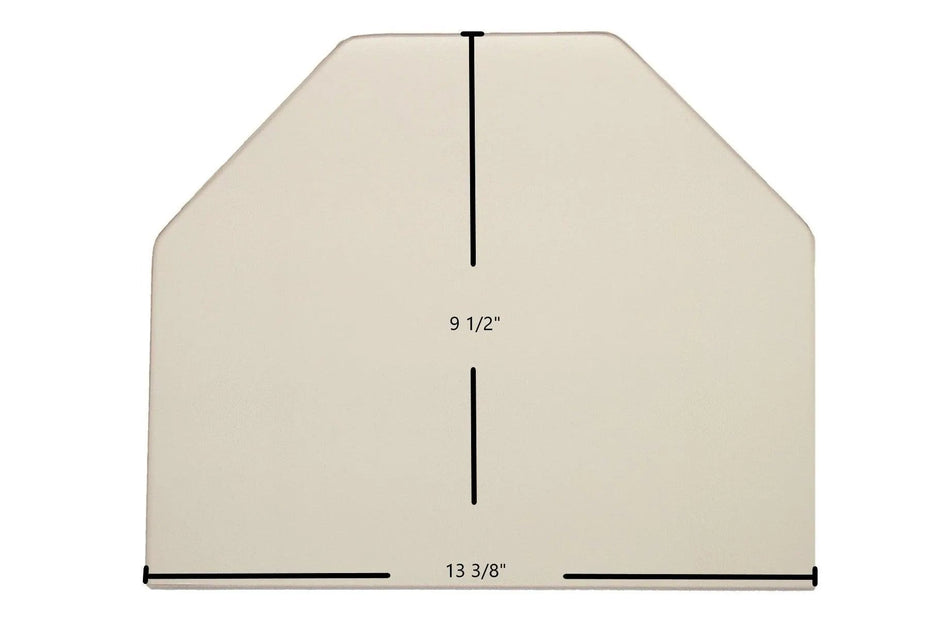Aurora Door Glass Replacement – 13 3/8" x 9 1/2" Archtop Ceramic Panel (Aur-04) - Total Hearth