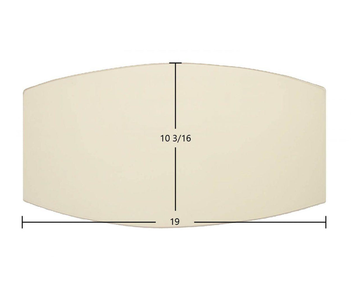 Avalon Olympic / 1190 / 1196 Door Glass Replacement – 19" x 10 3/16" High-Temperature Ceramic Glass Panel (250-00596 / 994-00302) - Total Hearth