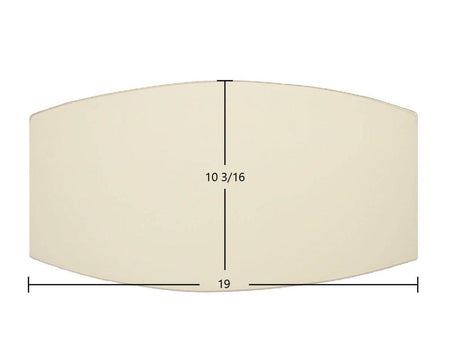 Avalon Olympic / 1190 / 1196 Door Glass Replacement – 19" x 10 3/16" High-Temperature Ceramic Glass Panel (250-00596 / 994-00302) - Total Hearth