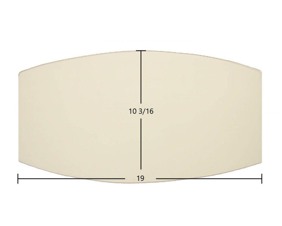 Avalon Olympic / 1190 / 1196 Door Glass Replacement – 19" x 10 3/16" High-Temperature Ceramic Glass Panel (250-00596 / 994-00302) - Total Hearth