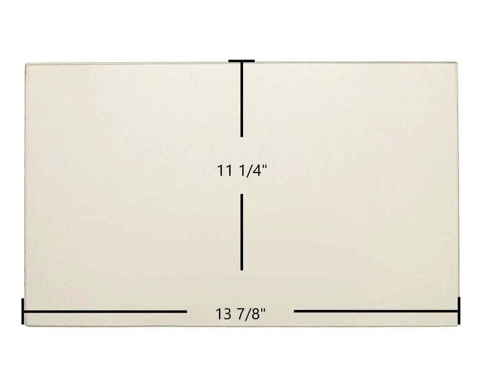 Breckwell Monticello SPG 9000 Center Door Glass Replacement – 11 1/4" x 13 7/8" High-Temperature Ceramic Glass Panel (892163) - Total Hearth