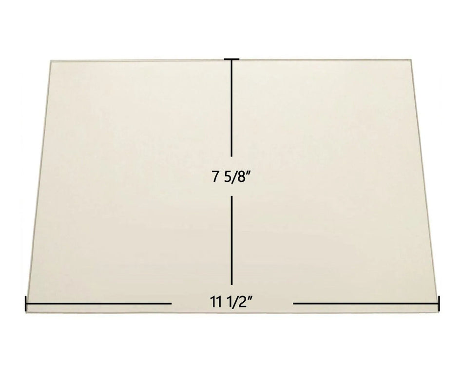 Blaze King Princess PT-204 / PTJ-204 / PFJ-202 Door Glass Replacement – 11 1/2" x 7 5/8" High-Temperature Ceramic Glass Panel (0251) - Total Hearth