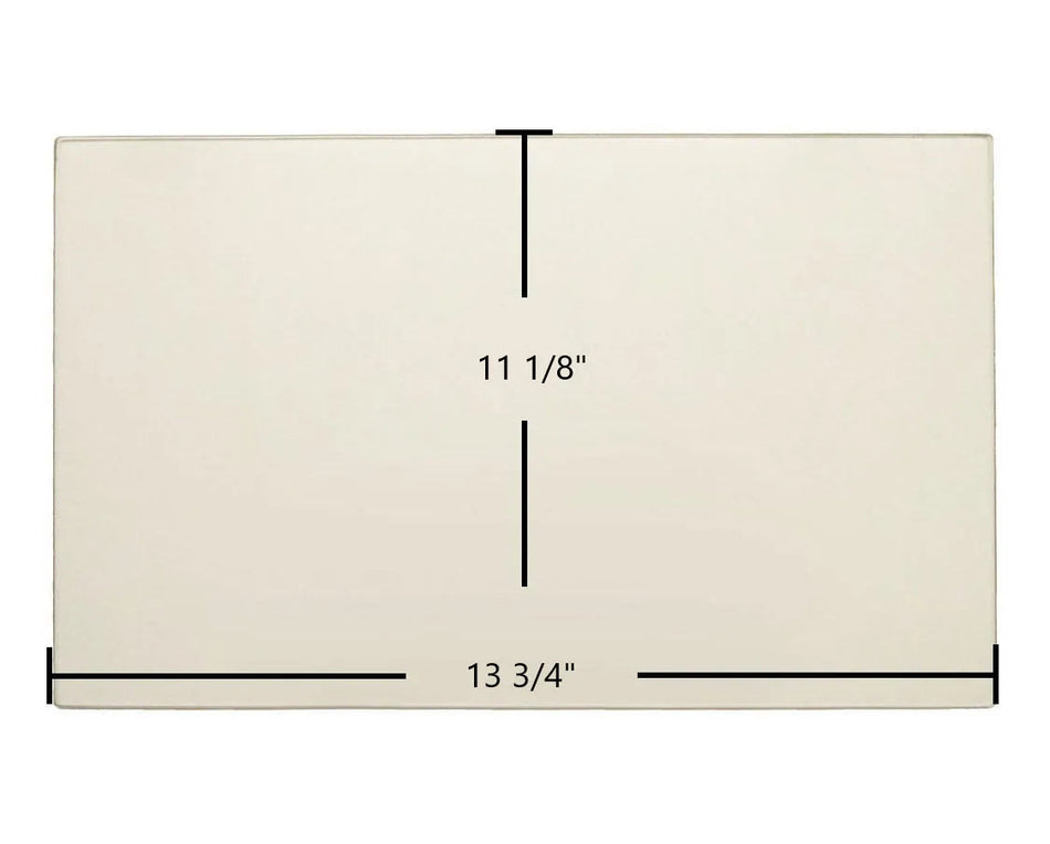 Castle Stove Door Glass (13 3/4" x 11 1/8")(720242) - Total Hearth