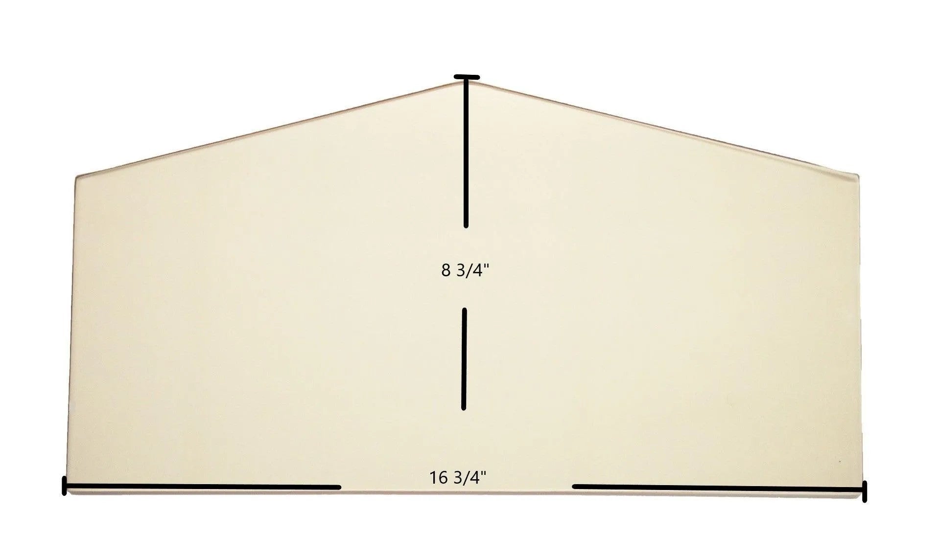 Century S171E, S273E, S373E, FW270029, S10011 Glass - Woodstove Fireplace Glass