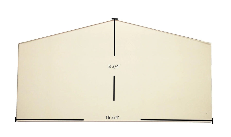 Century S171E, S273E, S373E, FW270029, S10011 Glass - Woodstove Fireplace Glass