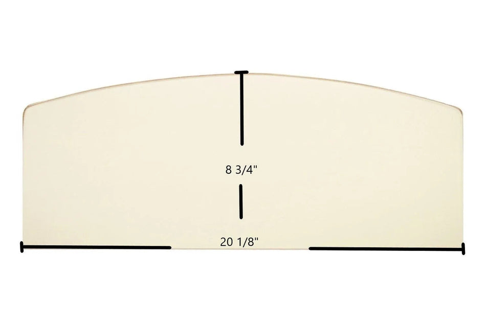 Century Whistler, DB05152 Glass - Woodstove Fireplace Glass