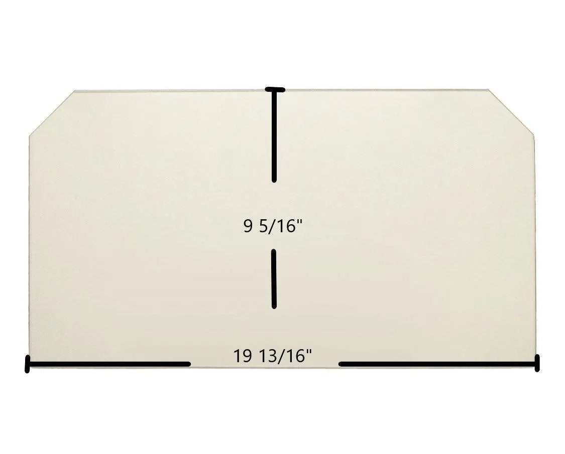 Country Performer C210 / CA210 Ceramic Glass Panel – 19 13/16" x 9 5/16" (Part #H3013 / H3015) - Total Hearth