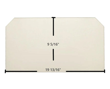 Country Performer C210 / CA210 Ceramic Glass Panel – 19 13/16" x 9 5/16" (Part #H3013 / H3015) - Total Hearth