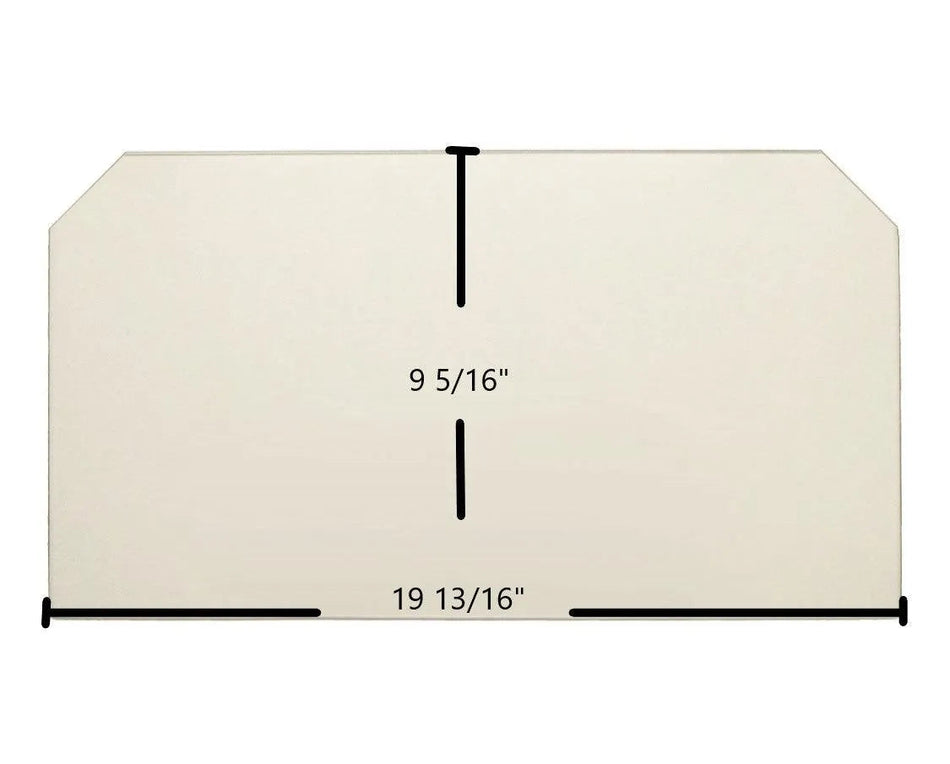 Country Performer C210 / CA210 Ceramic Glass Panel – 19 13/16" x 9 5/16" (Part #H3013 / H3015) - Total Hearth