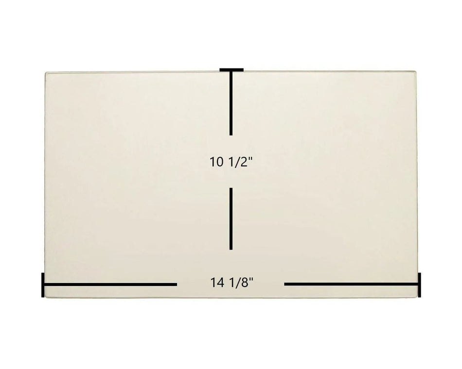 Drolet Eastwood 1900, Millenia Ceramic Glass Panel – 14 1/8" x 10 1/2" Replacement (SE55530) - Total Hearth