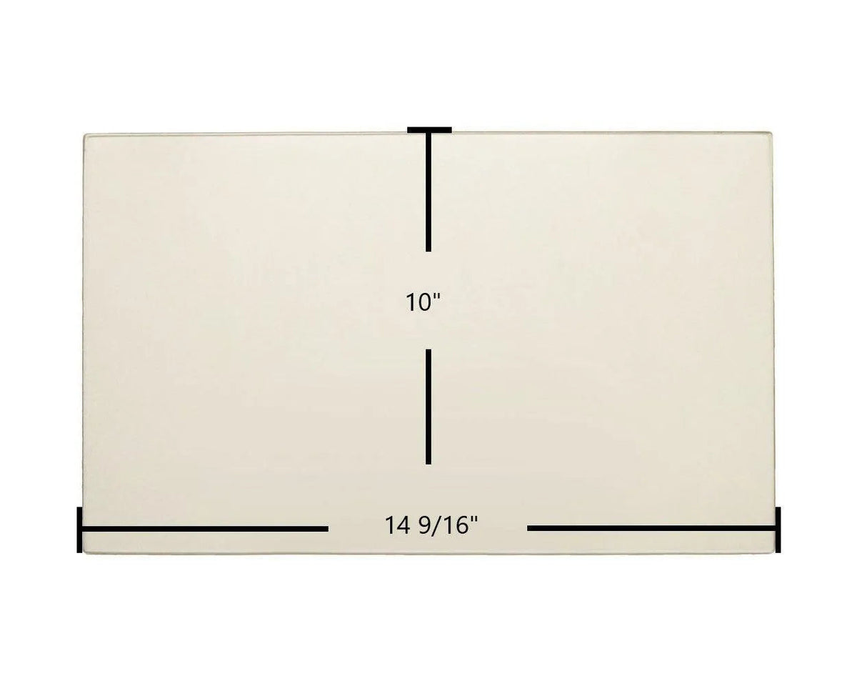 Drolet Savannah Ceramic Glass Panel – 14 9/16" x 10" Replacement (SE54699) - Total Hearth