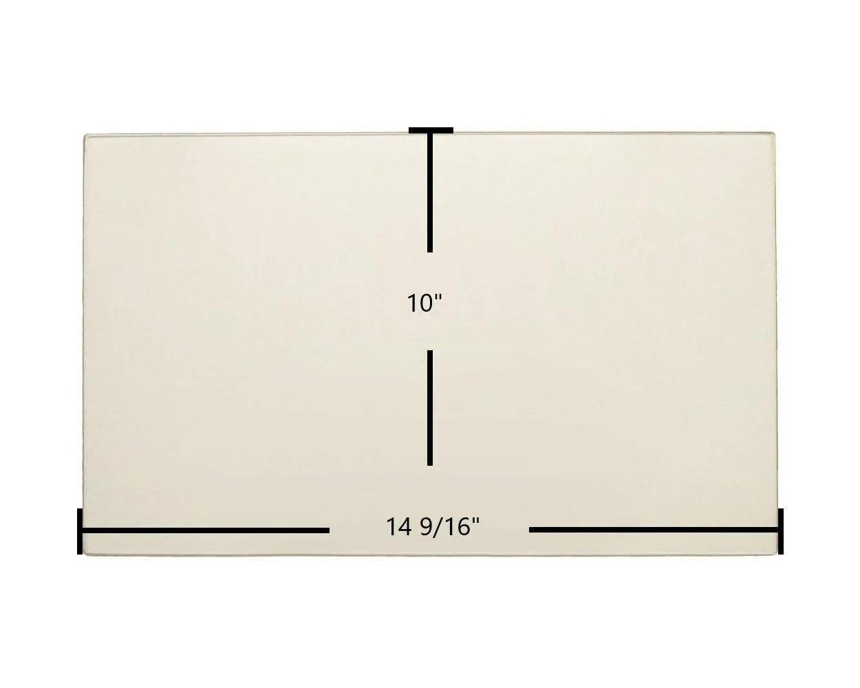 Drolet Savannah Ceramic Glass Panel – 14 9/16" x 10" Replacement (SE54699) - Total Hearth