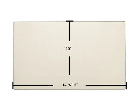 Drolet Savannah Ceramic Glass Panel – 14 9/16" x 10" Replacement (SE54699) - Total Hearth