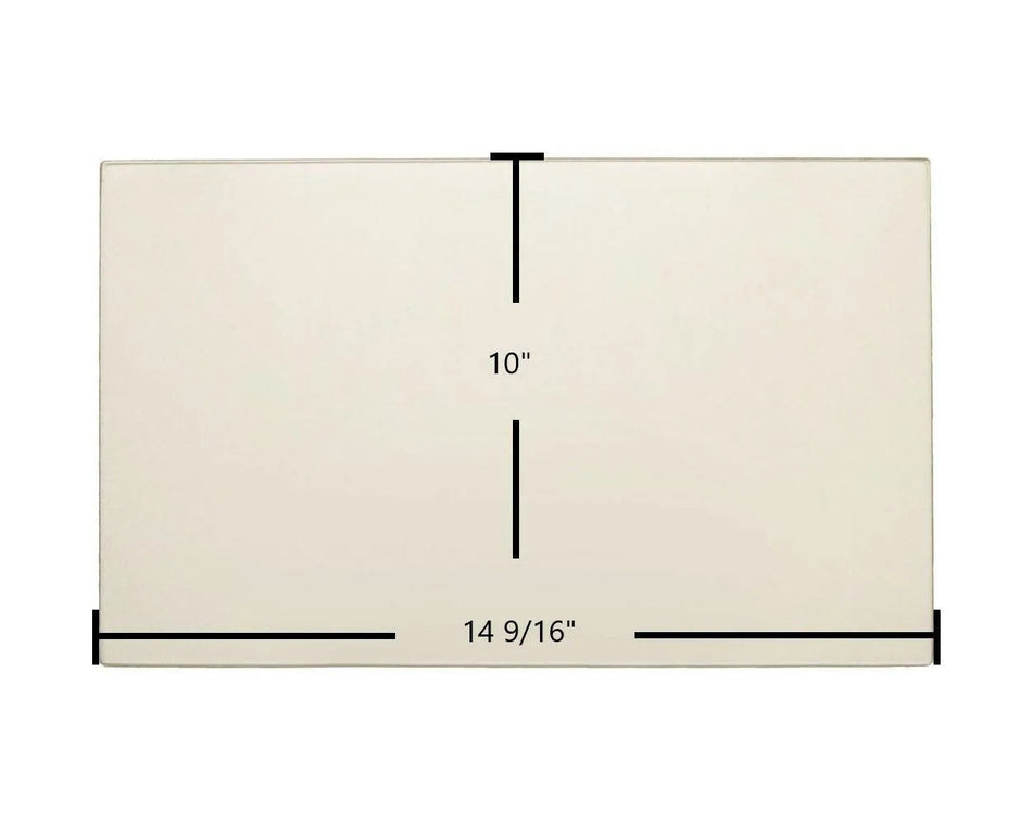 Drolet Savannah Ceramic Glass Panel – 14 9/16" x 10" Replacement (SE54699) - Total Hearth