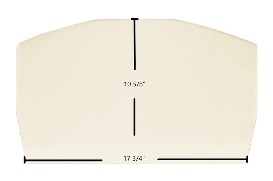 Earth Stove T200C Ceramic Glass Panel – 17 3/4" x 10 5/8" Replacement (1680) - Total Hearth