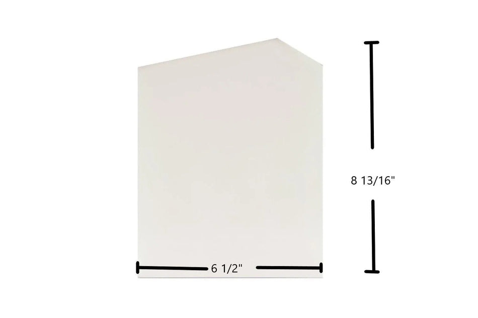 Elmira Stepstove Ceramic Glass Panel (6 1/2" x 8 13/16") | Replacement Part #7790-0 (Double Door – Each Panel) - Total Hearth