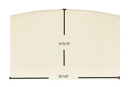 Energy King 2800 Silhouette Glass - Woodstove Fireplace Glass
