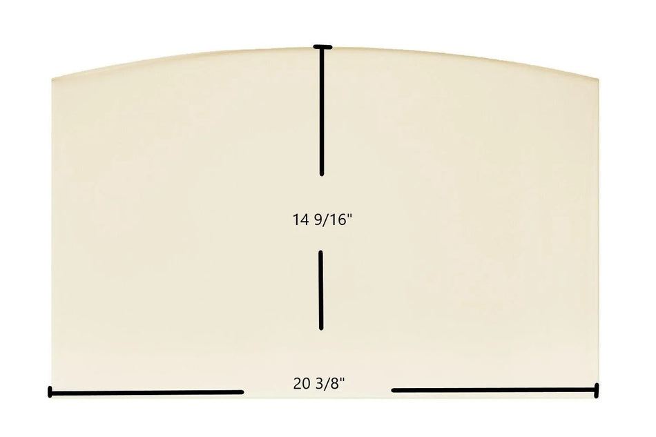 Energy King 2800 Silhouette Wood Stove Ceramic Glass Panel (20 3/8" x 14 9/16") | Replacement Part - Total Hearth