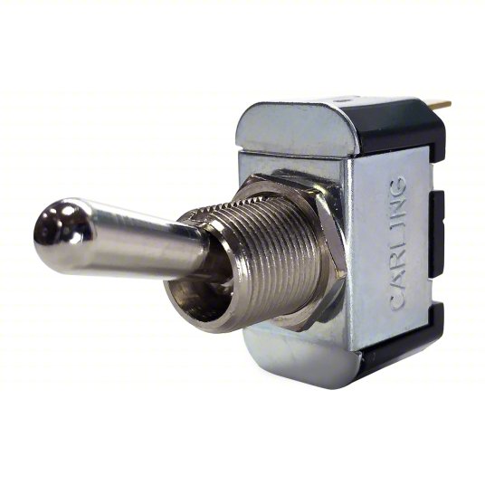 Carling Technologies Toggle Switch – 3 Position, SPDT, Screw Terminals, On/Off/On