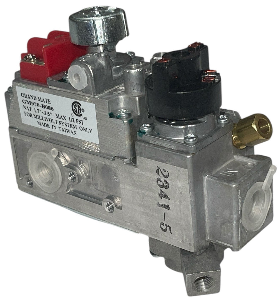 Natural Gas Valve – Robertshaw 060-522 | Standing Pilot | NG | OEM Replacement for Heat-n-Glo, Heatilator, Quadra-Fire