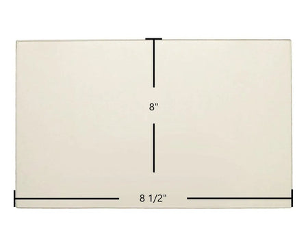 Hawke Large Double Door Ceramic Glass Panel (8 1/2" x 8") | High-Heat Replacement | Part #7HLDD - Total Hearth