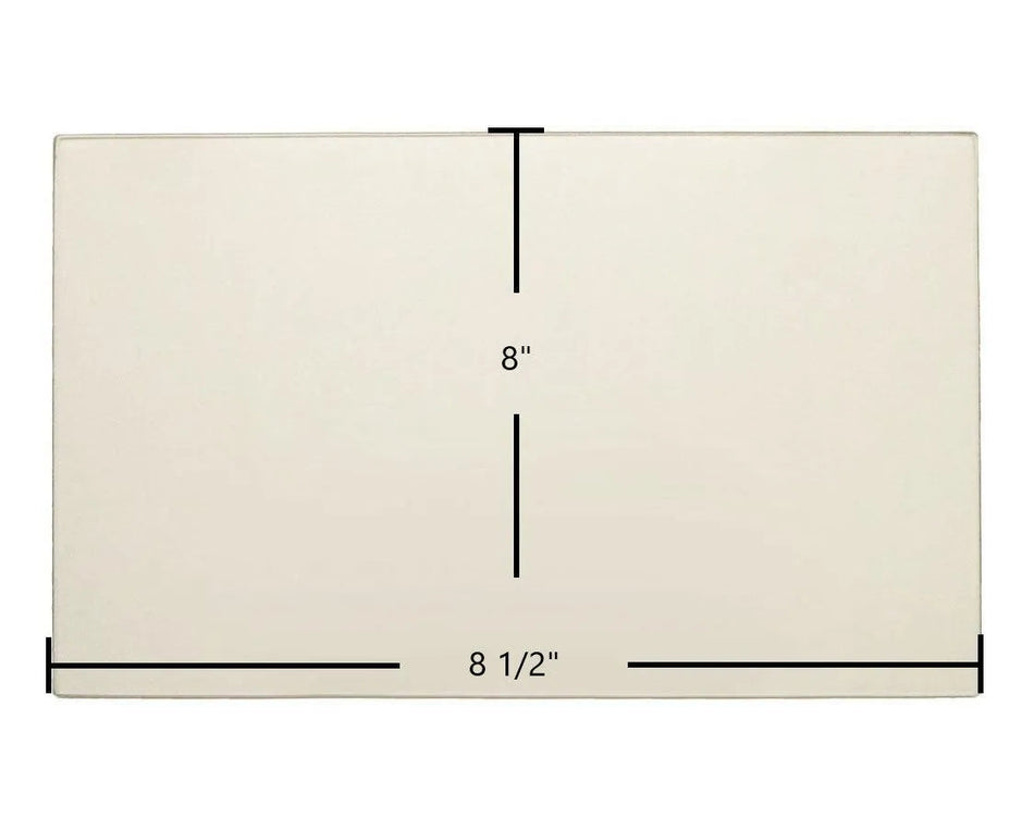 Hawke Large Double Door Ceramic Glass Panel (8 1/2" x 8") | High-Heat Replacement | Part #7HLDD - Total Hearth