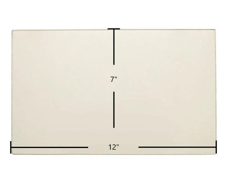 Hawke Robin Ceramic Glass Panel (12" x 7") | High-Temperature Replacement for Large Single Door Wood Stoves | Part #Hawke127 - Total Hearth