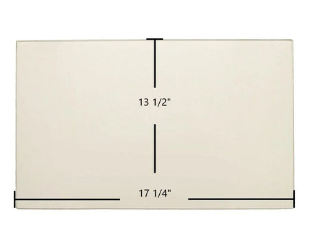Hearthstone Shelburne 8372 Ceramic Glass Panel – Replacement for Part #93-58725 (17 1/4" x 13 1/2") - Total Hearth