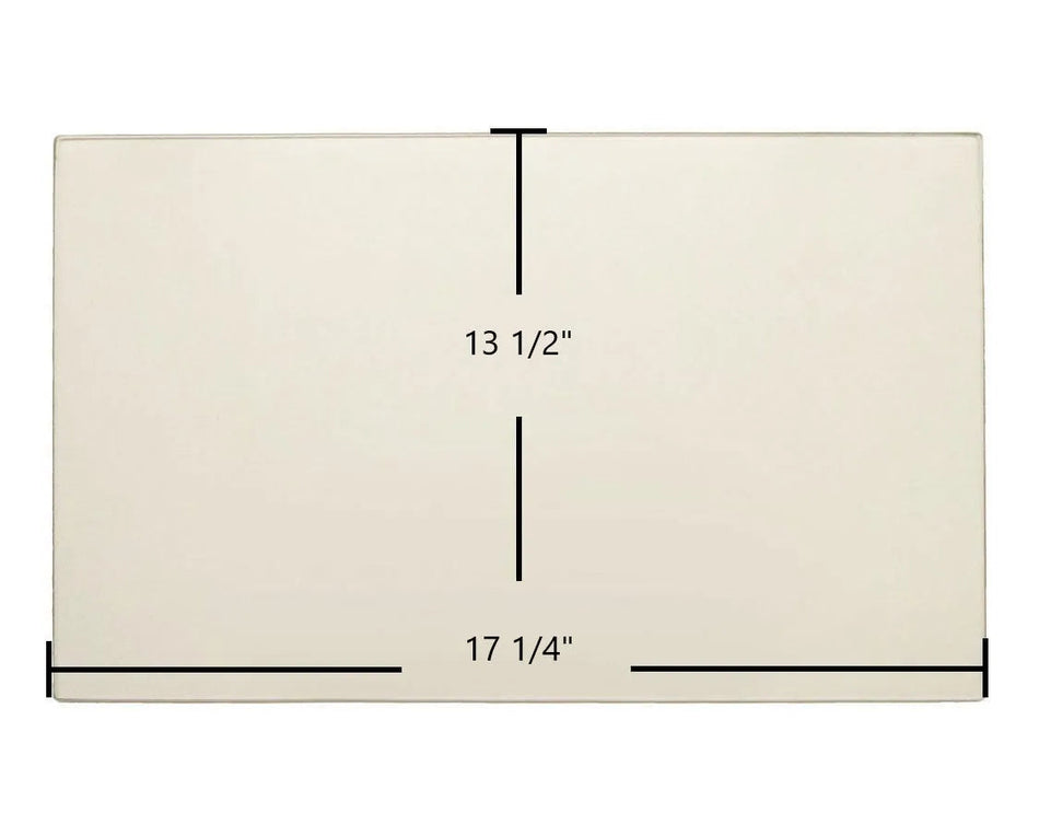 Hearthstone Shelburne 8372 Ceramic Glass Panel – Replacement for Part #93-58725 (17 1/4" x 13 1/2") - Total Hearth