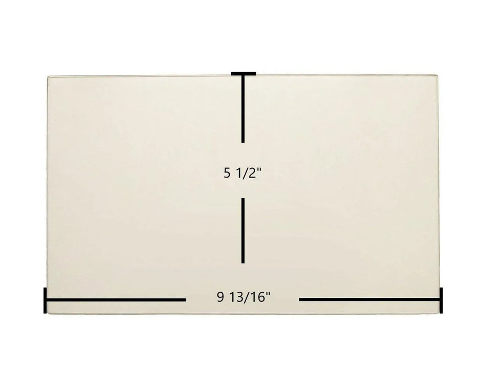 Hearthstone III Ceramic Glass Panel – Replacement for Part #93-58305 (9 13/16" x 5 1/2") - Total Hearth