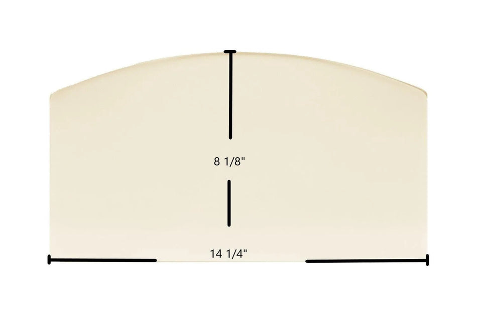 Hi-Flame HF-517UB Pony Ceramic Glass Panel – High-Temperature Replacement (14 1/4" x 8 1/8") - Total Hearth