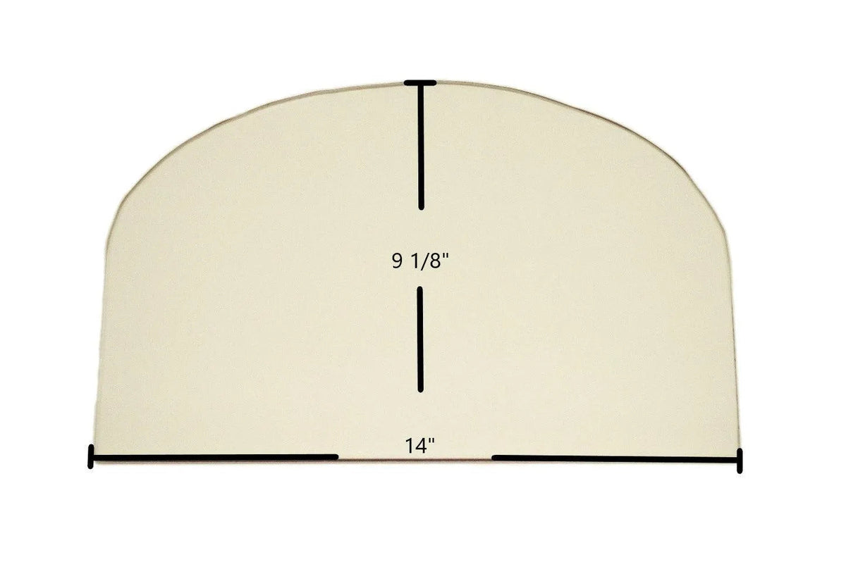 Jotul F 3 / Series 3 Ceramic Glass Panel – Replacement for Part #126140 (14" x 9 1/8") - Total Hearth