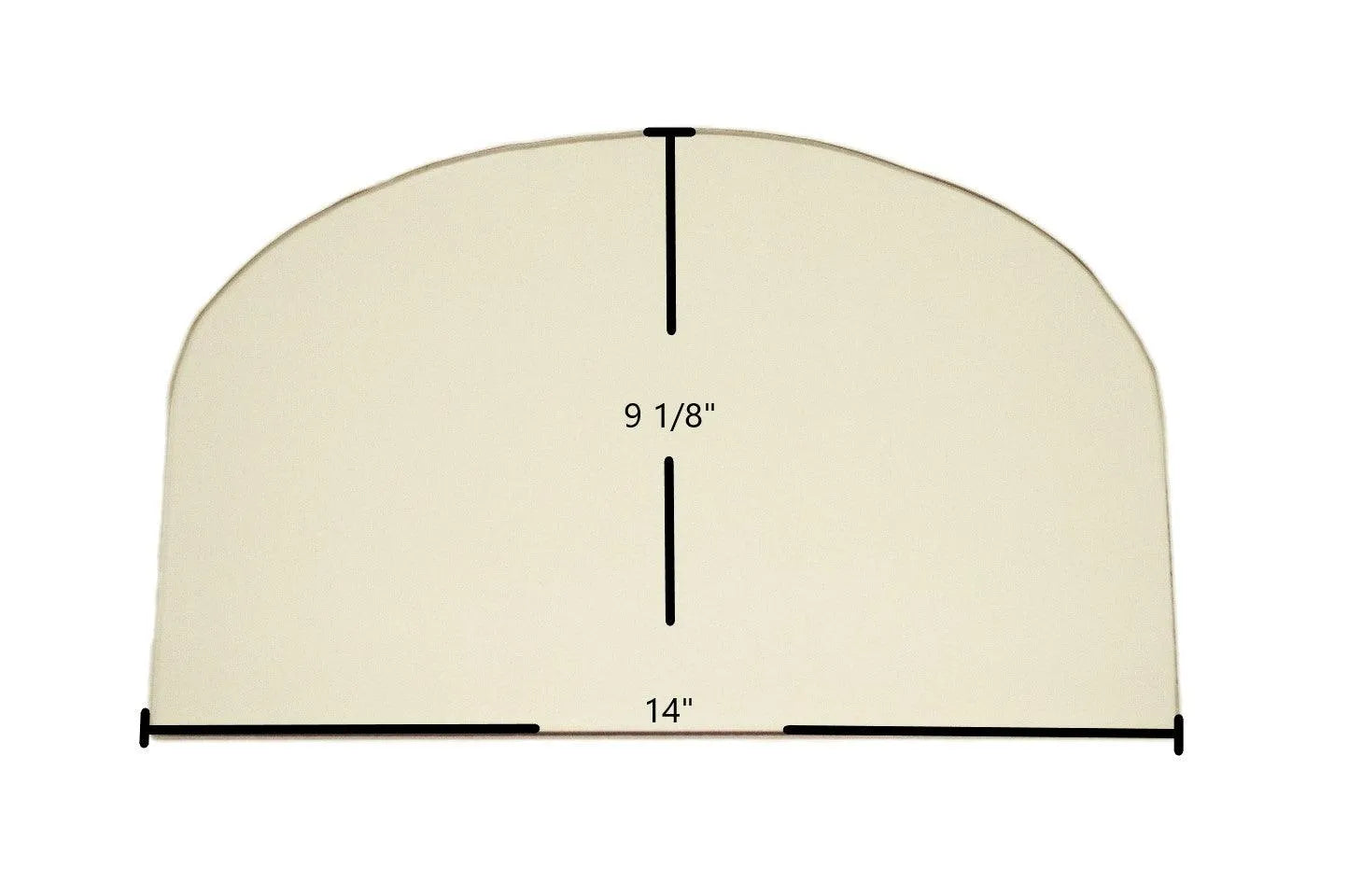 Jotul F 3 / Series 3 Ceramic Glass Panel – Replacement for Part #126140 (14" x 9 1/8") - Total Hearth